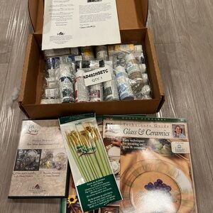 Plaid One Vintage One Stroke Beginner Enamels Kit with DVD Instructions NEW -